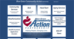 Desktop Screenshot of bluegrasscommunityaction.org